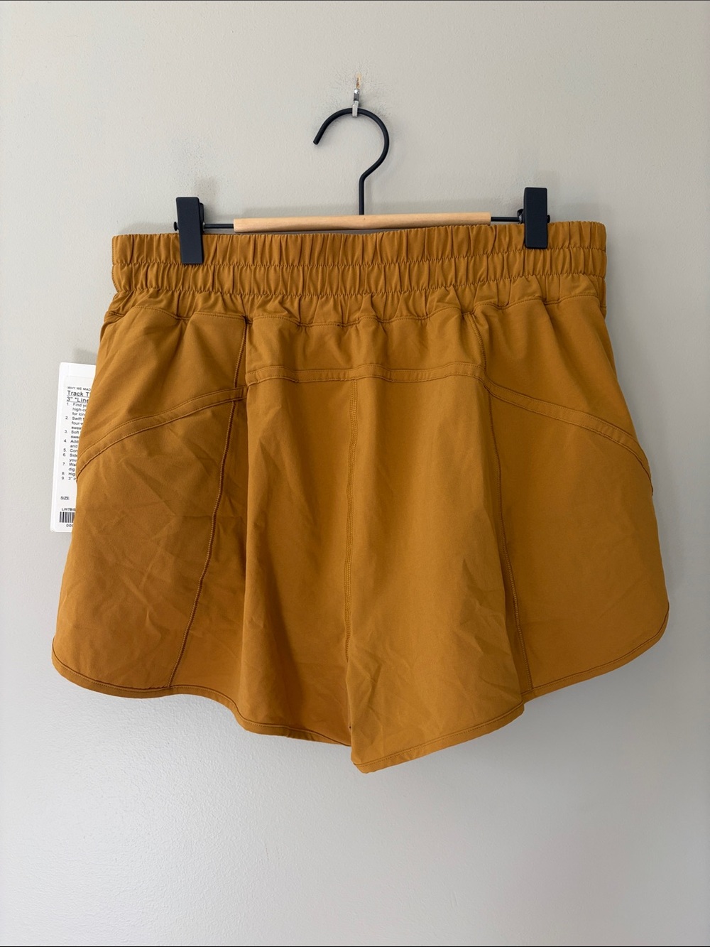 Lululemon Track That HR Short 3” Lined Size 12 Saddle Brown NWT - Picture 2 of 10